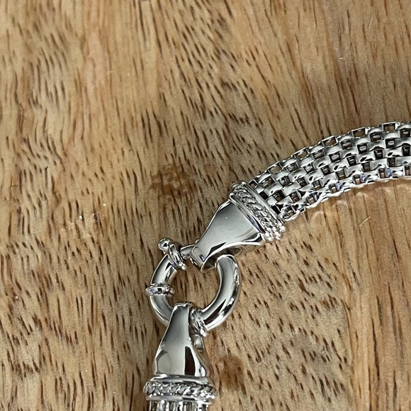Diamonds Necklace in sterling silver - Picture 8 of 13